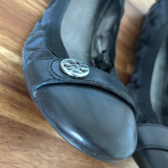 Coach Chelsey Ballet Flats shoes Leather Cap Round Toe size 6.5 - Picture 5 of 13